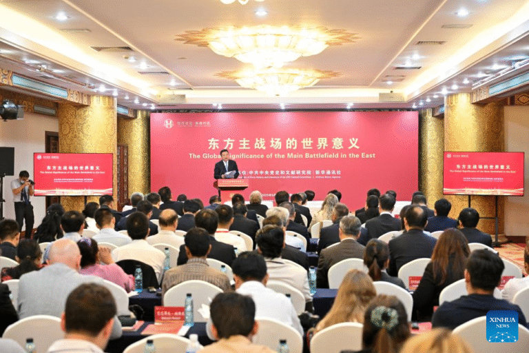 مركز أبحاث شينخوا يسلط الضوء على مساهمات الصين في تحقيق النصر بالحرب العالمية الثانية