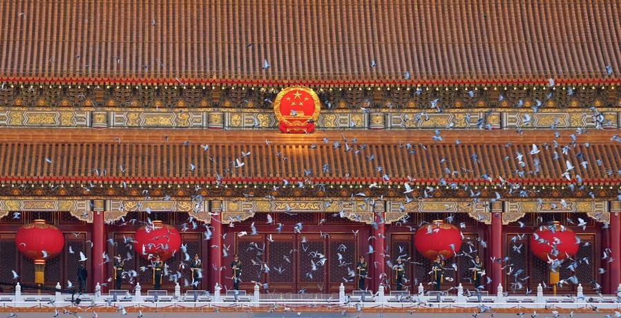 CHINA-BEIJING-NATIONAL DAY-FLAG-RAISING CEREMONY (CN)