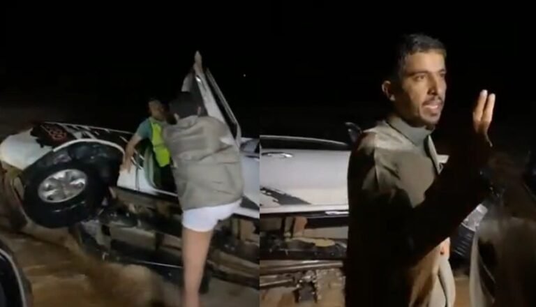 شباب سعوديون ينقذون مهندسين صينيين