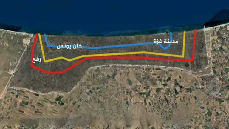 غزة.. الخط الأصفر يهدد حياة الفلسطينيين ويثير مخاوف تقسيم القطاع