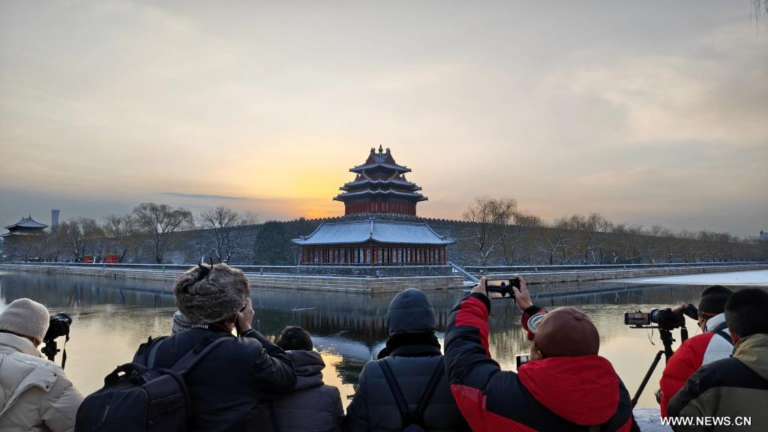 مناظر بكين بعد تساقط الثلوج