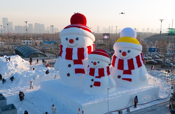 الثلج في الصين