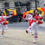 رأس السنة الصينية في لندن.. رقصة طبلة الخصر تُضفي بهجة على الاحتفالات