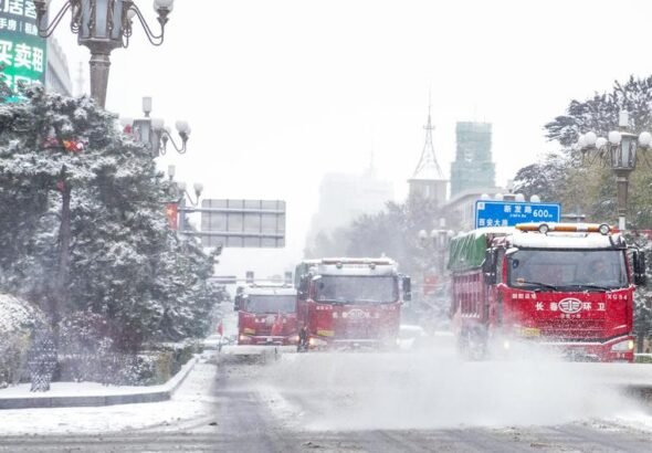 لمواجهة موجة باردة ورياح قوية.. تجدد إصدار إنذار باللون الأزرق في الصين
