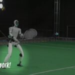 الصين.. روبوت بشري ينافس لاعبي تنس محترفين