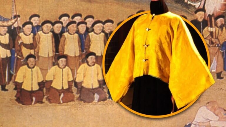 What was Qing dynasty’s imperial yellow jacket, what it symbolised, why it mattered
