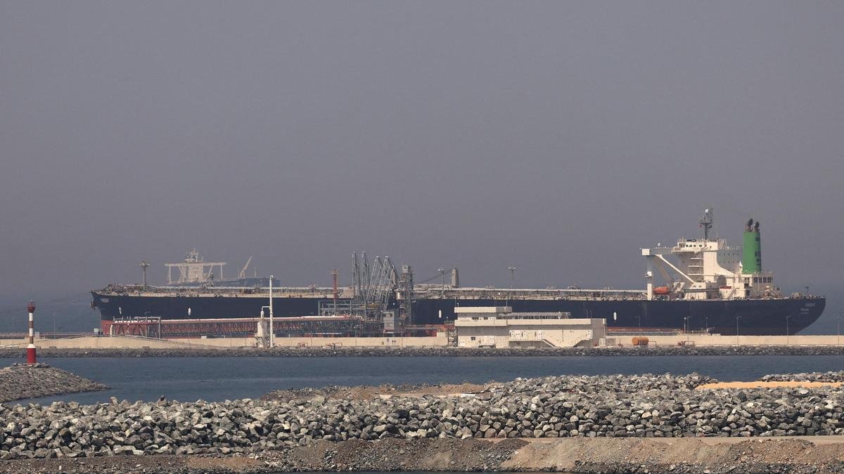 Iran ceasefire tested as cargo ship catches fire after being hit off Qatar's coast