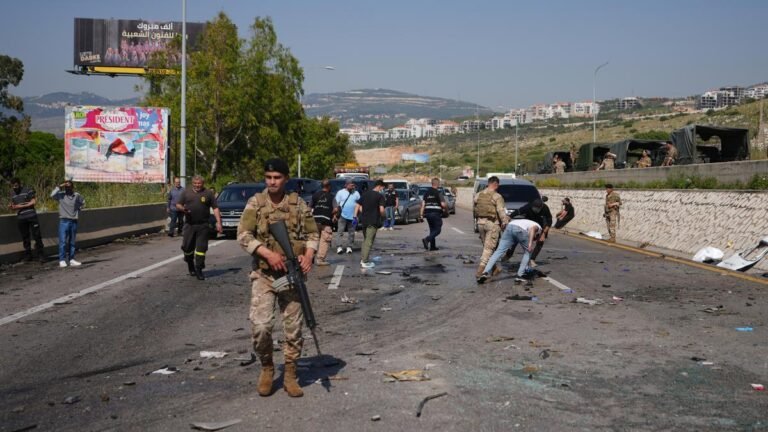 Israeli drone strikes near Beirut kill four; southern airstrikes claim at least 13 lives