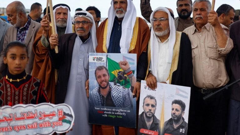 Spanish, Brazilian flotilla activists released after detention in Israel