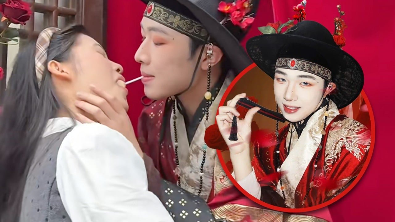 China scenic spot entertainer sparks debate for giving ‘lollipop kiss’ to female visitors