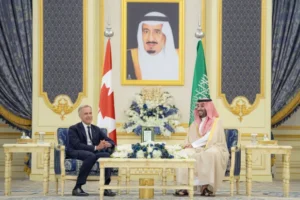 ولي العهد السعودي ورئيس وزراء كندا يبحثان المستجدات الإقليمية والدولية