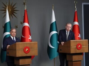 أردوغان يجري مباحثات مع شريف ويدعو لمنع إسرائيل من "نشر رائحة البارود والدماء" بالمنطقة