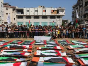 زفاف الروح لا يتأخر.. مشاهد من التشييع الكبير في غزة