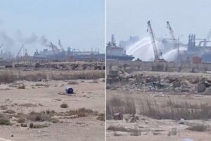 نجا من كارثة محققة.. قبطانان يكشفان تفاصيل جديدة بشأن استهداف ميناء دمياط