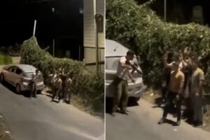 شاهد.. مستوطن مسلح ينكل بخمسة أطفال فلسطينيين في الخليل
